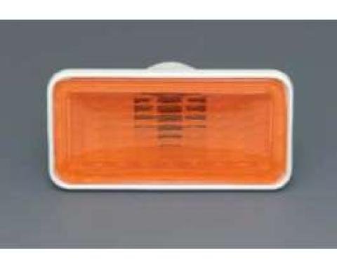 Full Size Chevy Side Marker Light Lens, Front, Amber, 1969