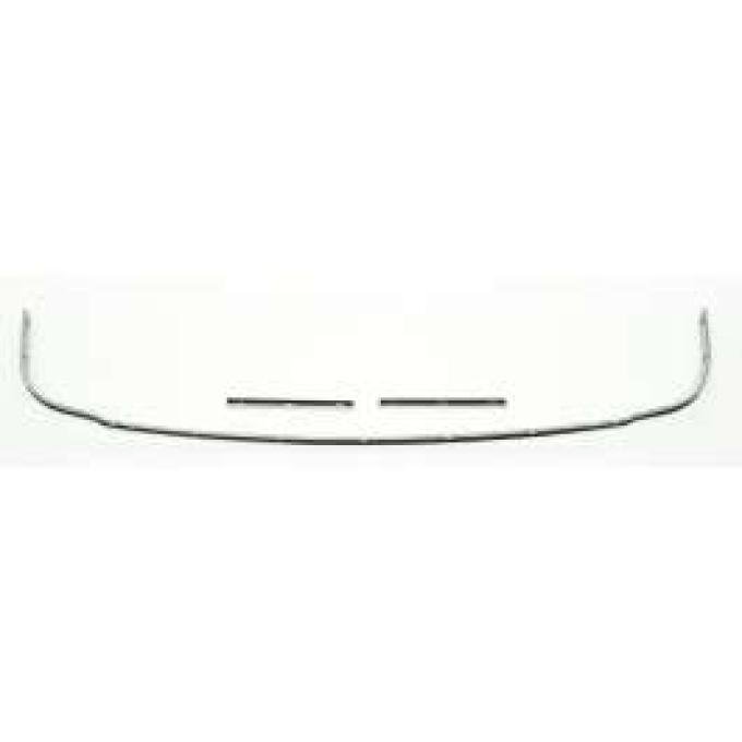 Full Size Chevy Convertible Top Rear Tack Rail Set, 1958