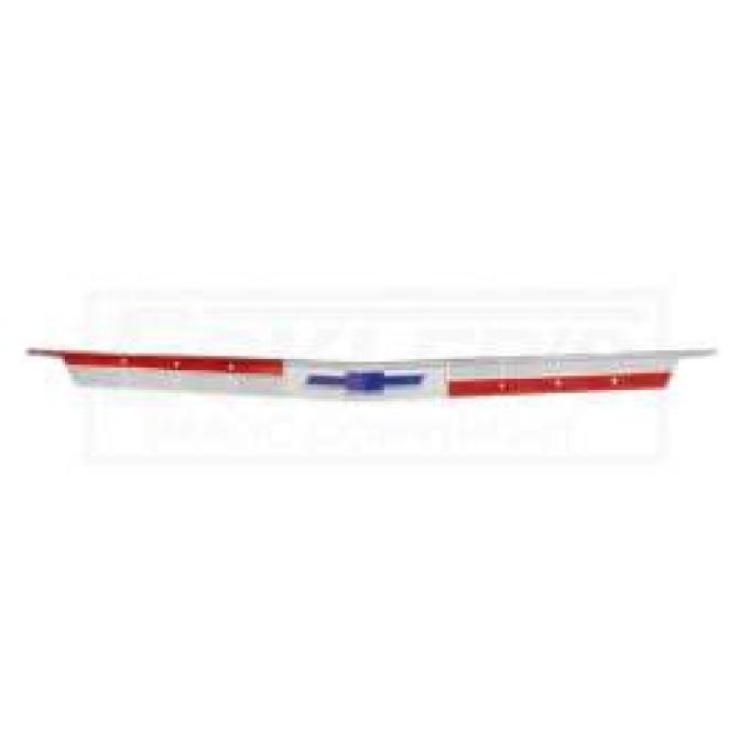 Full Size Chevy Hood Emblem Insert, Plastic, 1963