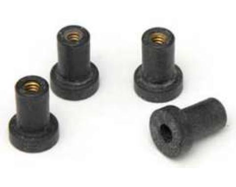 Full Size Chevy Windshield Wiper Motor Nuts, Rubber, 1958