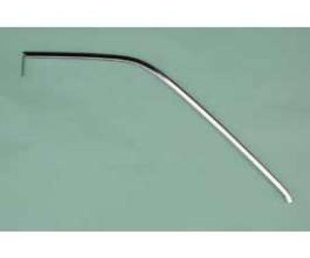 Full Size Chevy Quarter Window Upper Glass Frame, Left Or Right, 2-Door Hardtop, 1962-1964
