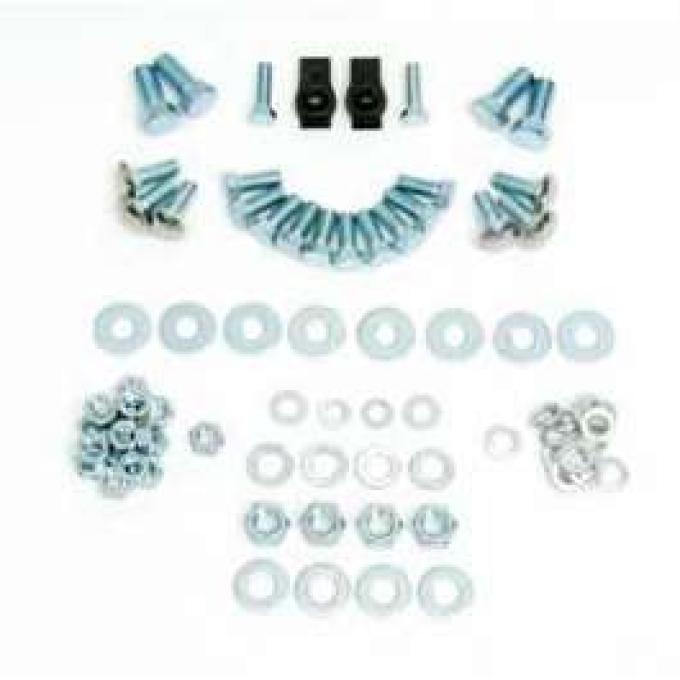 Full Size Chevy Bumper Mounting Kit, Rear, 1962