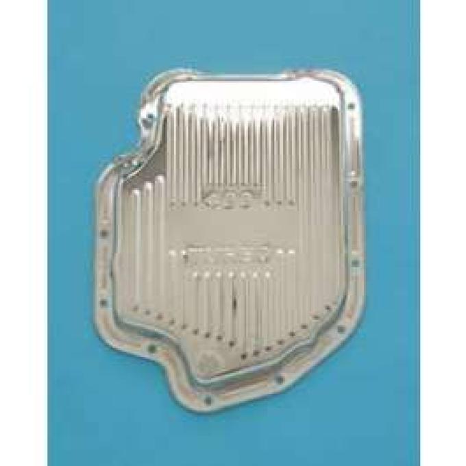 Full Size Chevy Turbo Hyrda-Matic 400 Transmission Pan, Chrome, 1967-1981