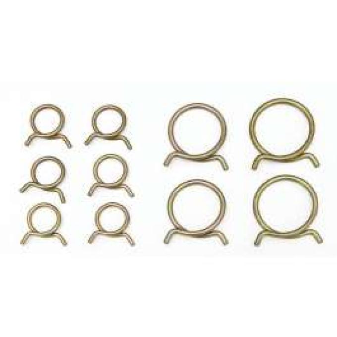 Full Size Chevy Radiator & Heater Hose Clamp Set, 1958