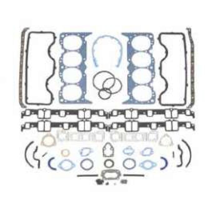 Full Size Chevy Engine Gasket Set, 348ci & 409ci, 1958-1964