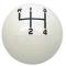 Camaro Shifter Knob, 4-Speed Transmission, White, For Cars With Hurst Shifters, 1967-1981