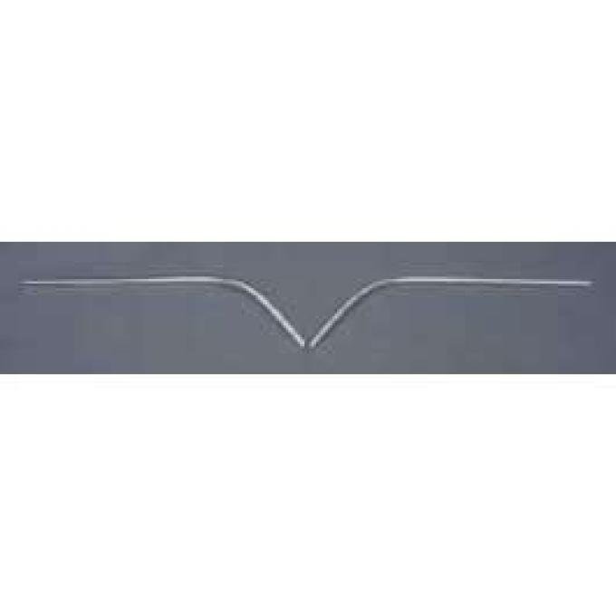 Full Size Chevy Trunk Moldings, Bel Air & Impala, 1961