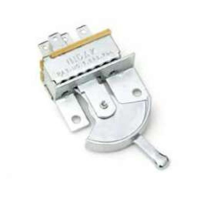 Full Size Chevy Heater Switch, For Cars With Air Conditioning, 1965-1966
