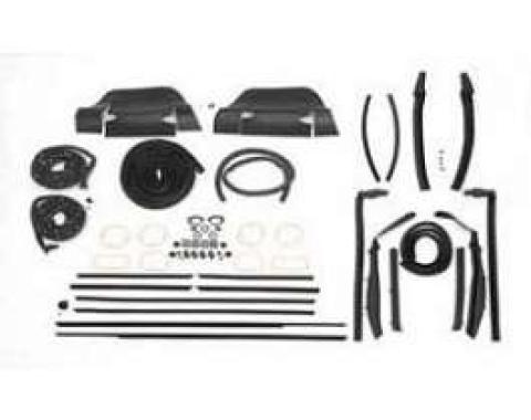 Full Size Chevy Weatherstrip Kit, Convertible, Impala, 1964