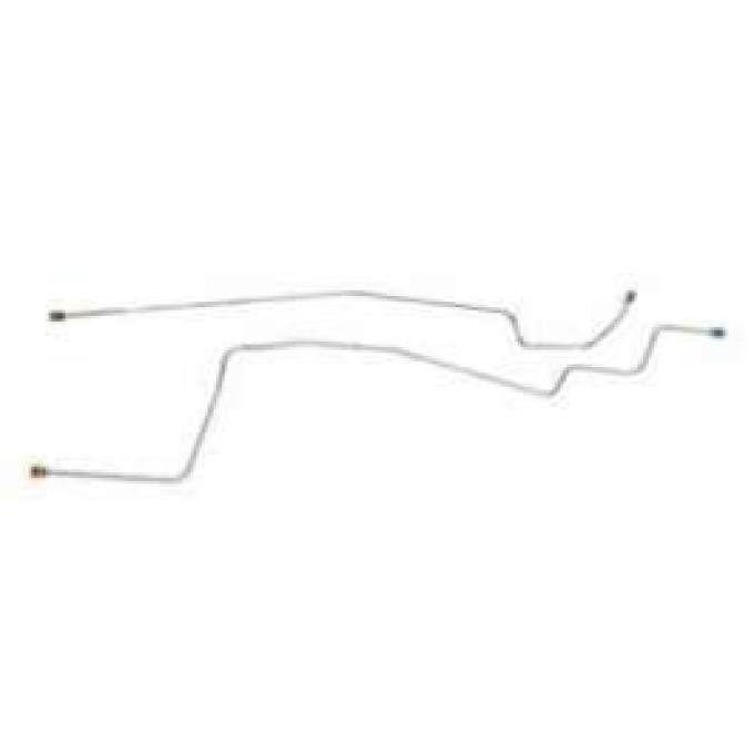 Full Size Chevy Transmission Cooling Lines, Turbo Hydra-Matic 350 & 400 Automatic Transmission, Stainless Steel, 1958-1966