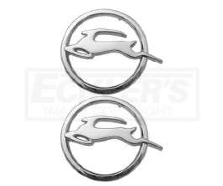 Full Size Chevy Quarter Panel Emblems, Impala, 1963