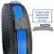 Race Ramps 2 x 10 Tire Block Strap Pack with VersaTie Track Ends - Orange 518001