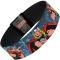 MARVEL COMICS 
Elastic Bracelet - 1.0" - Thor 3-Action Poses/Space Dust