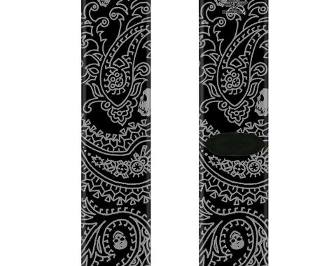 Sock Pair - Polyester - Bandana/Skulls Black/Silver - CREW
