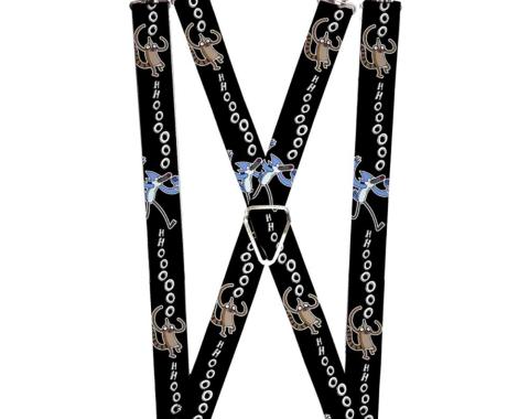Suspenders - 1.0" - Mordecai & Rigby OOOOOOHH