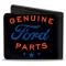 Bi-Fold Wallet - GENUINE FORD PARTS/Star Logo Black/Red/Blue