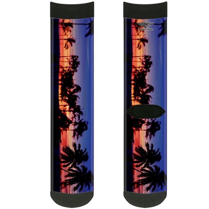 Sock Pair - Polyester - California Sunset - CREW