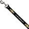 Dog Leash Chevy Bowtie Black/Gold Logo REPEAT
