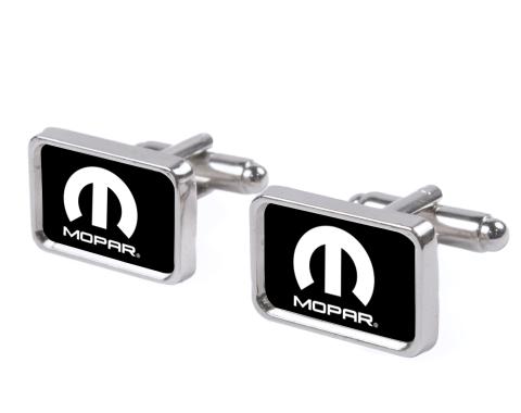 Cufflink Set - MOPAR Logo FCG Black/White