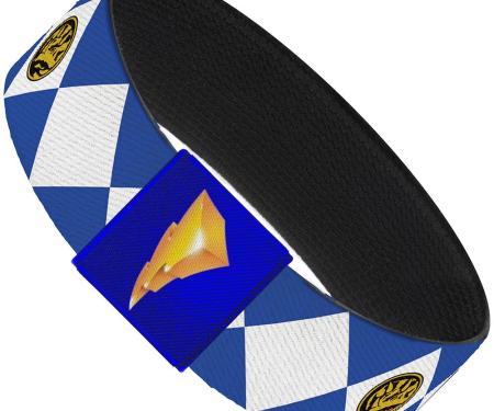 Elastic Bracelet - 1.0" - Diamond Blue Ranger