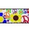 Buckle-Down Dog Leash - Flower Peace Power