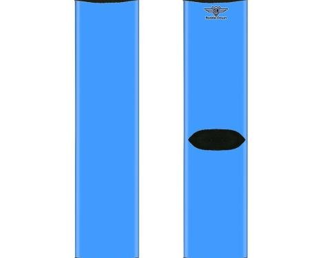 Sock Pair - Polyester - Baby Blue - CREW