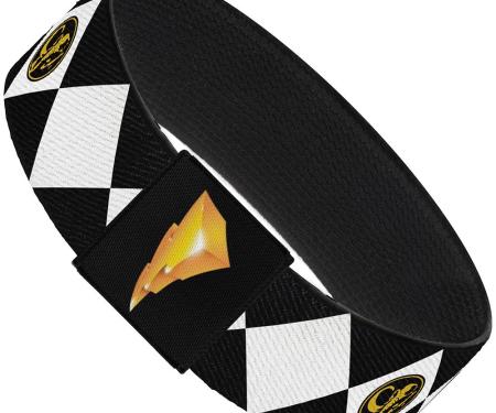 Elastic Bracelet - 1.0" - Diamond Black Ranger