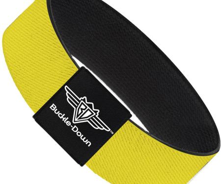Buckle-Down Elastic Bracelet - Yellow