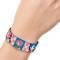 SONIC CLASSIC 
Elastic Bracelet - 1.0" - Amy & Sonic Poses Checker Pink/White