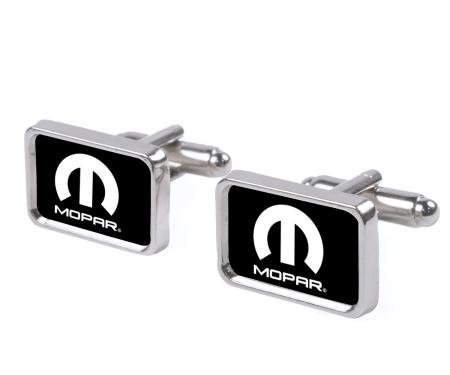 Cufflink Set - MOPAR Logo FCG Black/White