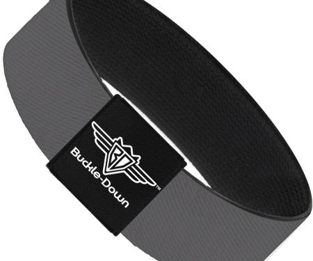 Buckle-Down Elastic Bracelet - Charcoal