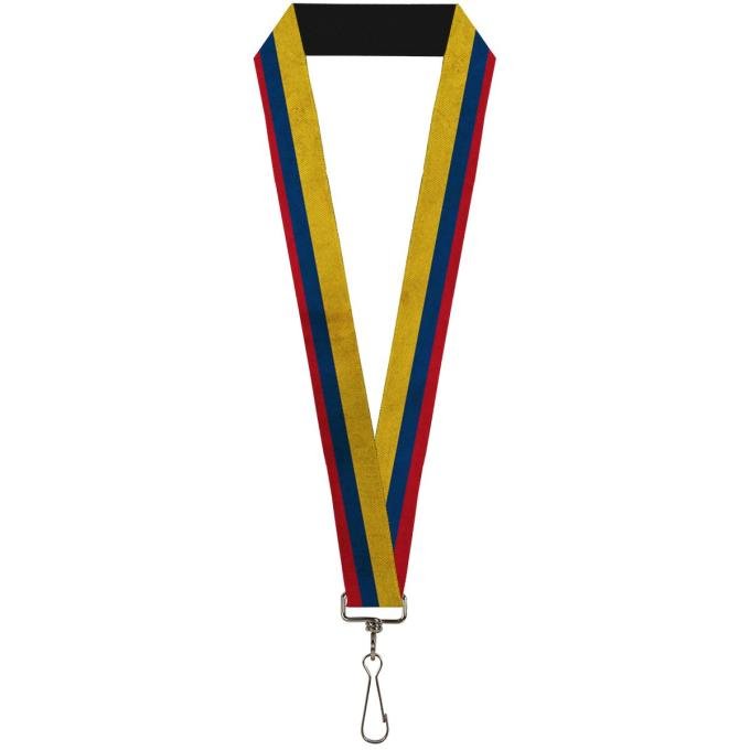 Buckle-Down Lanyard - Colombia Flag Distressed