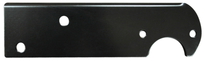 Key Parts '67-'76 Stepside Tail Light Brkt (Black), Passenger's Side 0849-764
