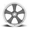 American Racing 22x9 VN215 Classic Torq Thrust II Gray/Machined 5x5.5 bolt 5.59" back 308160