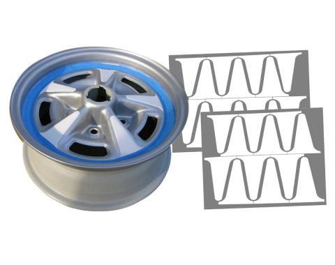 Nova - Rally II 15" Wheel Paint Stencil