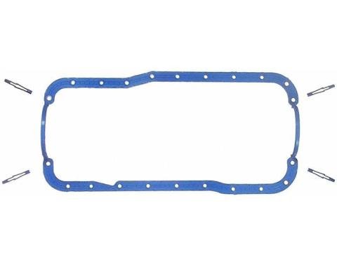 Ford Oil Pan Gasket, One Piece Rubber with Steel Core, for 5.0L Engines