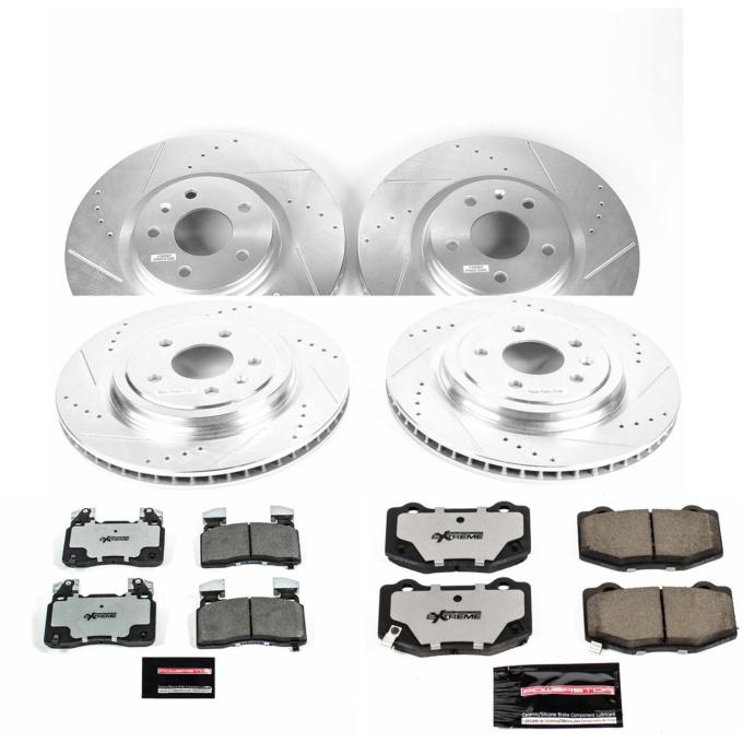 Power Stop 2014-2019 Chevrolet Corvette Z26 Street Warrior Performance Brake Kit K6523-26