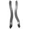 Corvette Door Drip Rails, (57 Late), 1957-1962