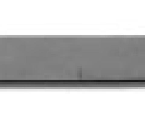 Corvette T-Top Stainless Steel Molding, Side, Left, 1968-1976
