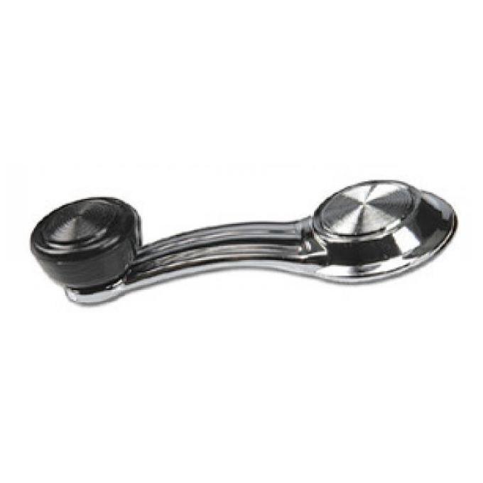 Redline Restomotive® 1967-1979 GM Car & Truck Left or Right Black Window Crank with Black Knob