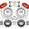 Wilwood Brakes Forged Narrow Superlite 4R Big Brake Rear Brake Kit For OE Parking Brake 140-12878-DR