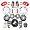 Wilwood Brakes Forged Narrow Superlite 4R Big Brake Rear Electronic Parking Brake Kit 140-15844-DR