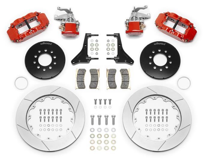 Wilwood Brakes Forged Narrow Superlite 4R-MC4 Big Brake Rear Parking Brake Kit 140-15348-R