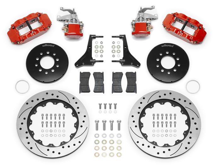 Wilwood Brakes Forged Narrow Superlite 4R-MC4 Big Brake Rear Parking Brake Kit 140-15348-DR