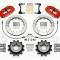 Wilwood Brakes Forged Narrow Superlite 4R Big Brake Rear Brake Kit For OE Parking Brake 140-12878-R
