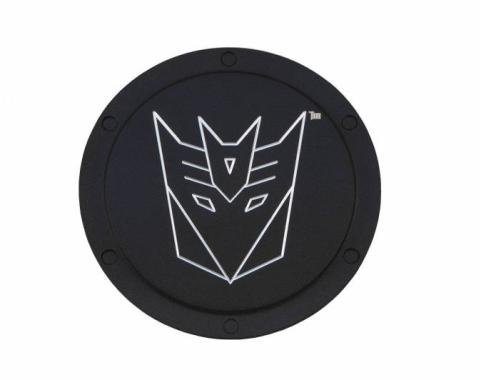 DefenderWorx Transformers Decepticon Logo, Black Billet Non-Locking Gas Door TT-1004