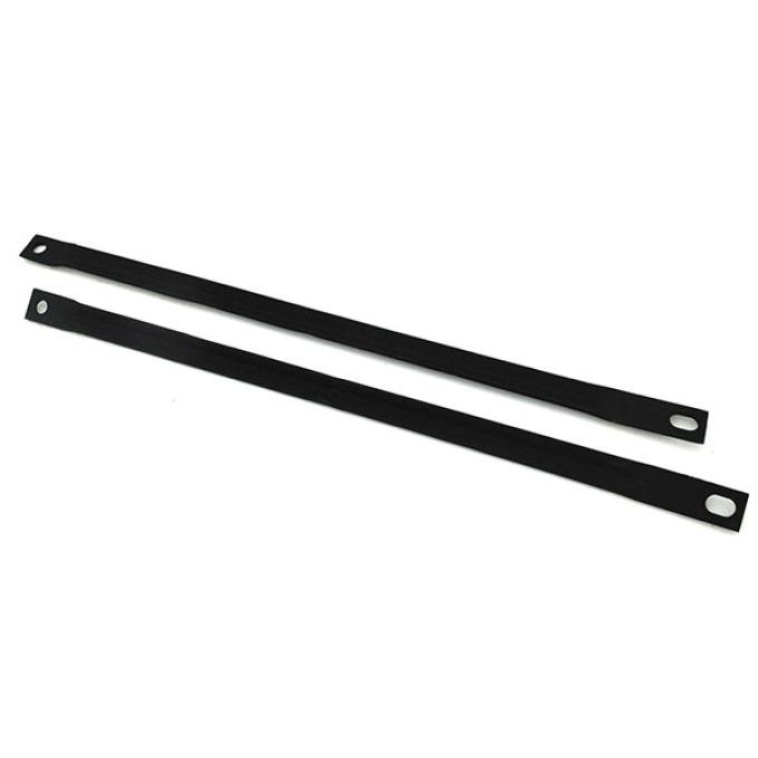 Firebird and Trans Am Fender Brace to Core Support Reinforcement Bars, Raw Steel, 1977-1981