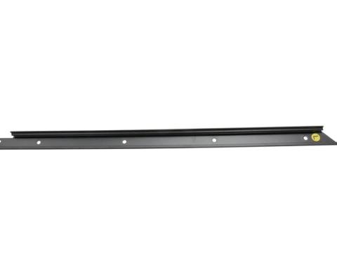 Corvette T-Top Side Weatherstrip Retainer, Left, For Painted Roof, 1970-1977Early