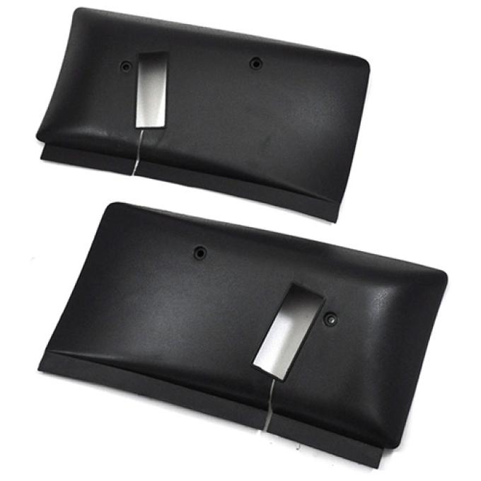 Camaro Roof Headliner Shoulder Seat Belt Retractor Covers for T-top Models, 1978-1981