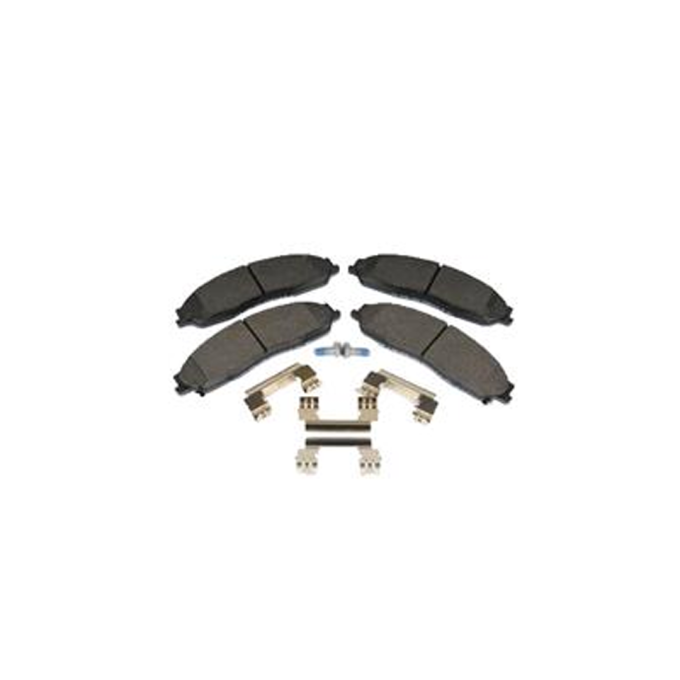 Corvette Brake Pad Kit, Front Axle, AC Delco, 2003-2013